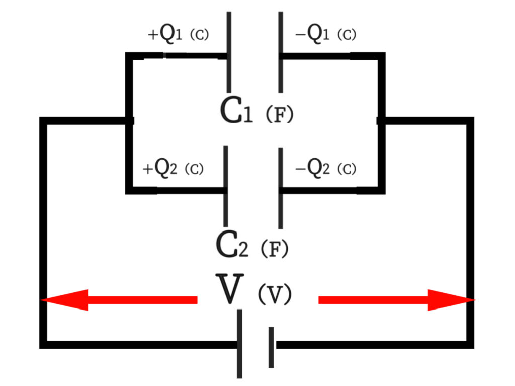 コンデンサ並列